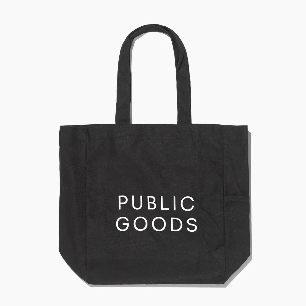 Organic Cotton Canvas Tote Bag - Black | Public Goods | Public Goods