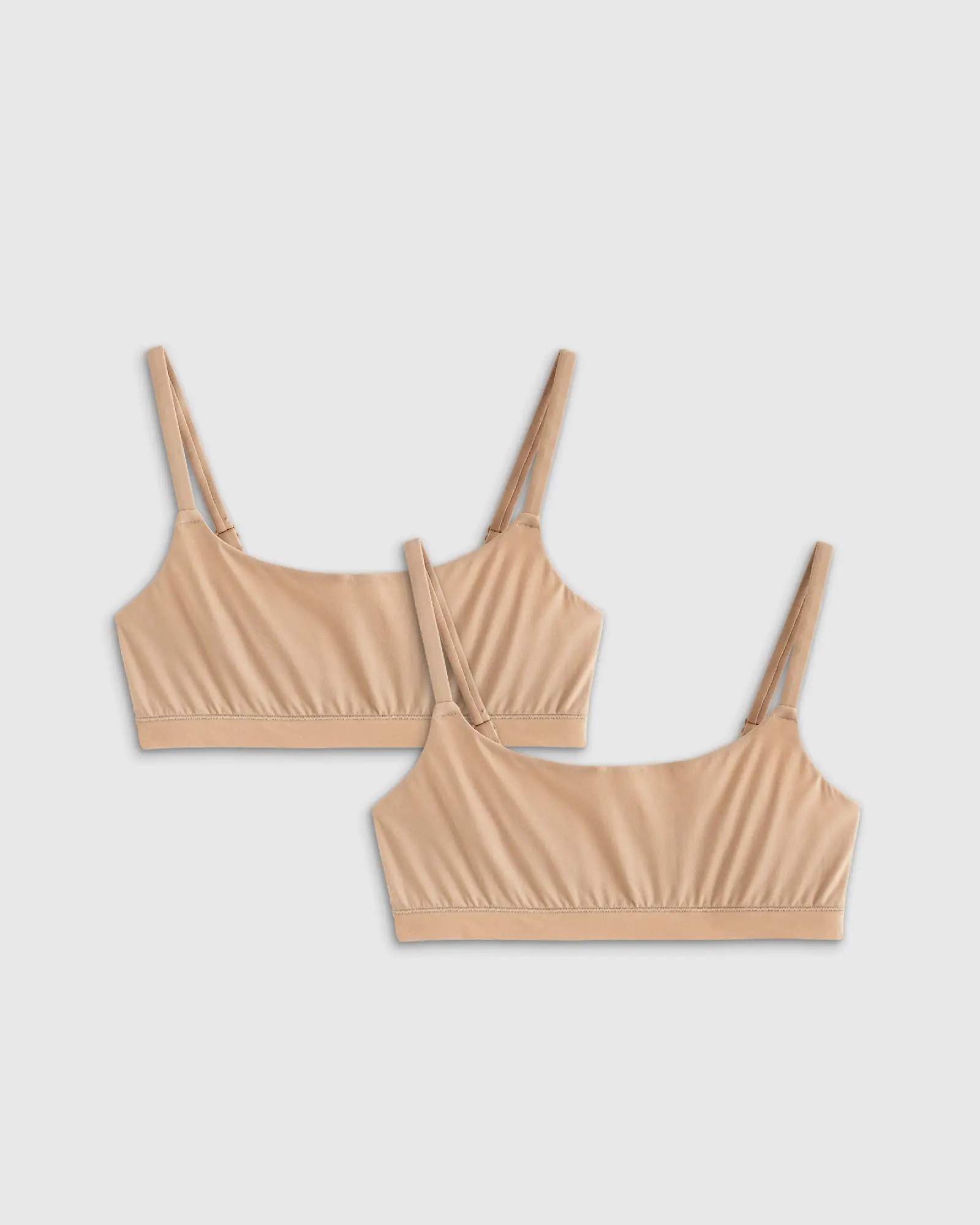 Second Skin Scoop Neck Bralette (2-pack) | Quince