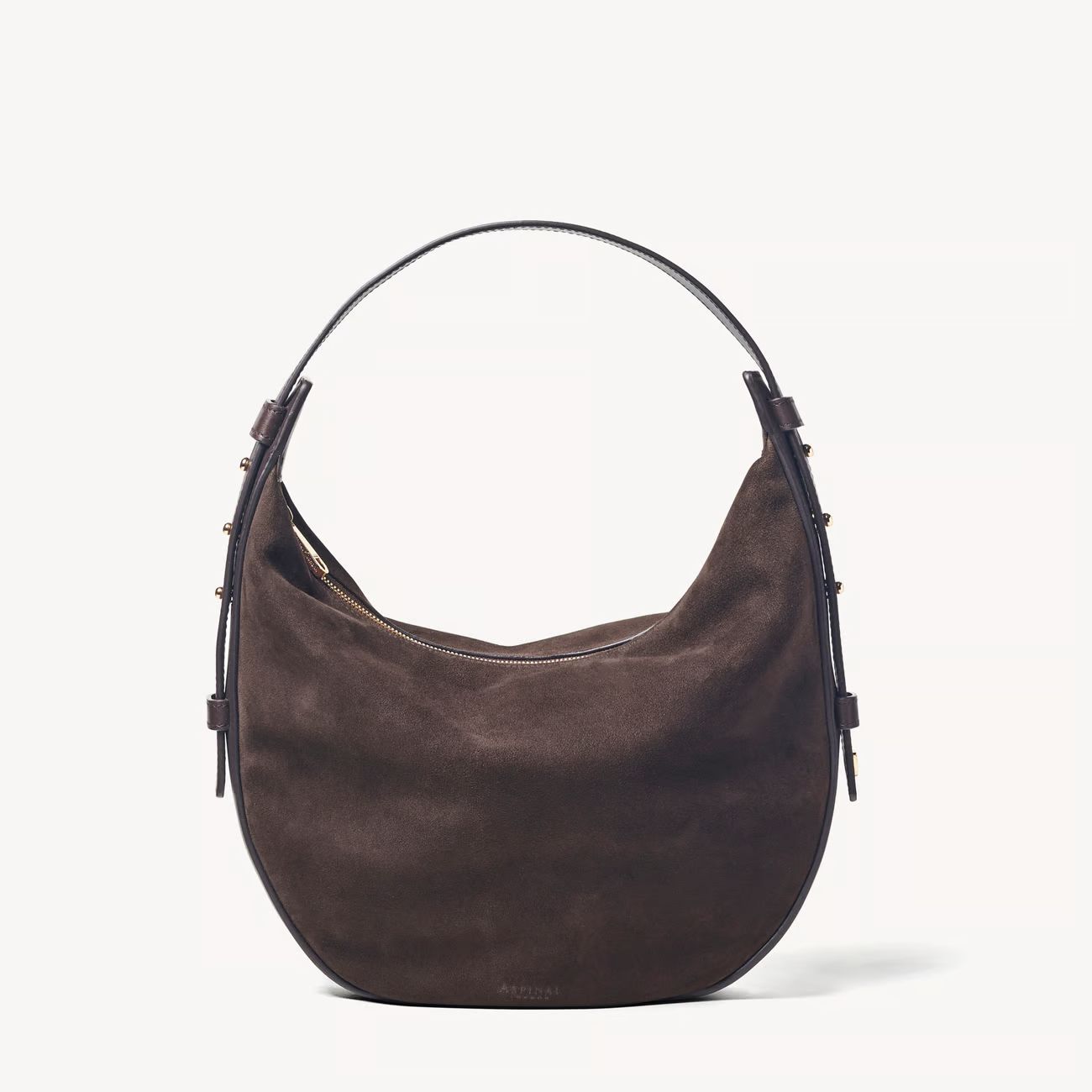Hobo Crescent
        Chocolate Suede | Aspinal of London
