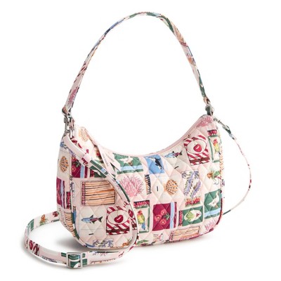 Vera Bradley Matchbook Collection Convertible Crescent Crossbody Bag - Pink | Target