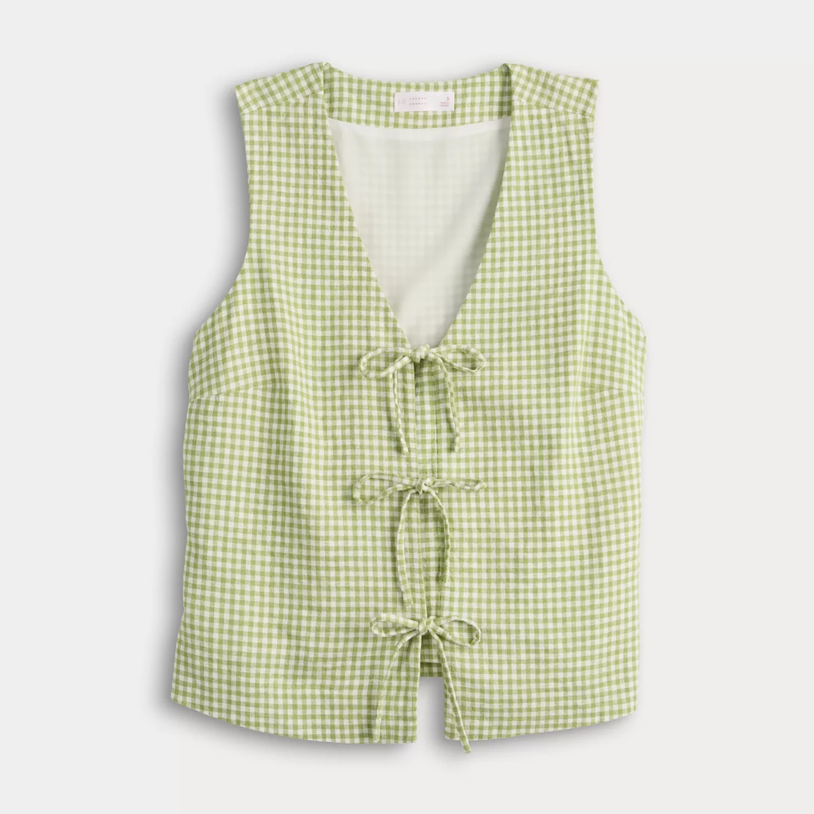 Women's LC Lauren Conrad Tie Front Vest | Kohl's