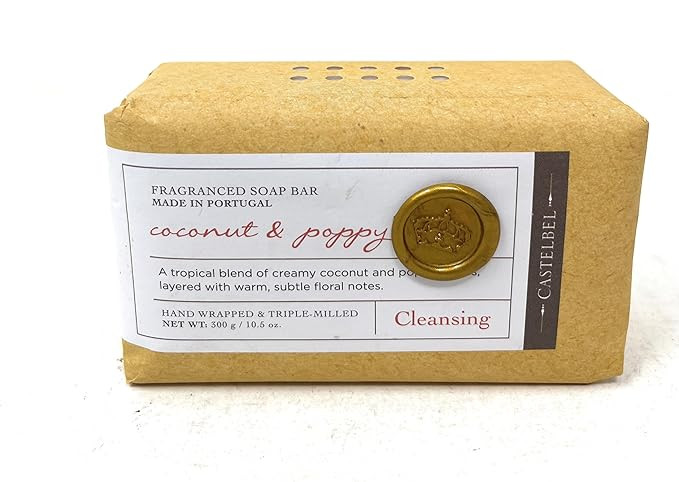 Amazon.com : Castelbel Coconut & Poppy Scented Soap, 10.5 Ounces : Beauty & Personal Care | Amazon (US)
