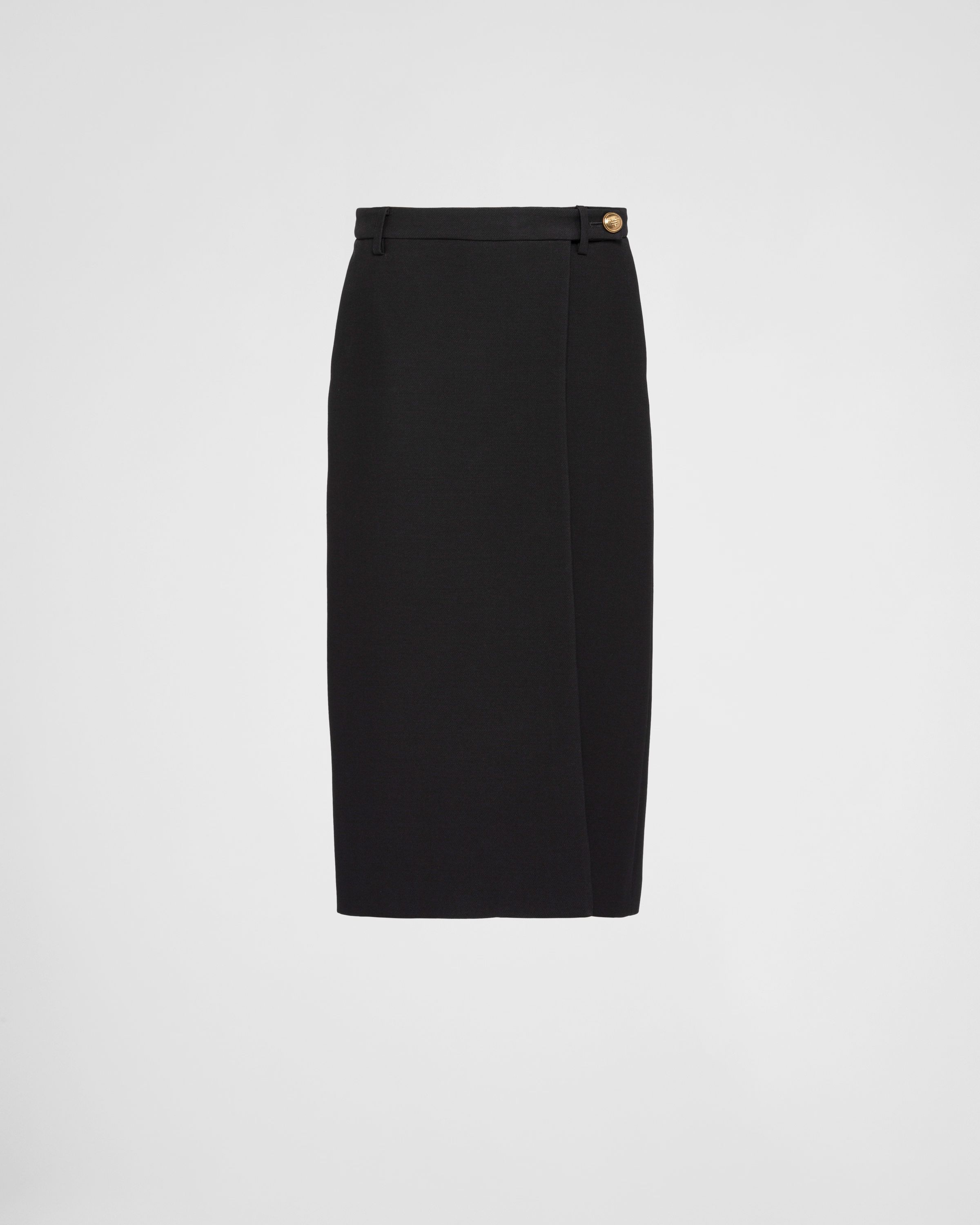 Tricotine midi skirt | Prada Spa US