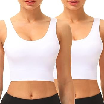SIMIYA Women Seamless Sports Bra Wireless Compression Bra Without Pading Comfort Yoga Crop Tops V... | Amazon (UK)