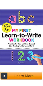 My First Learn to Write Workbook: Practice for Kids with Pen Control, Line Tracing, Letters, and ... | Amazon (US)