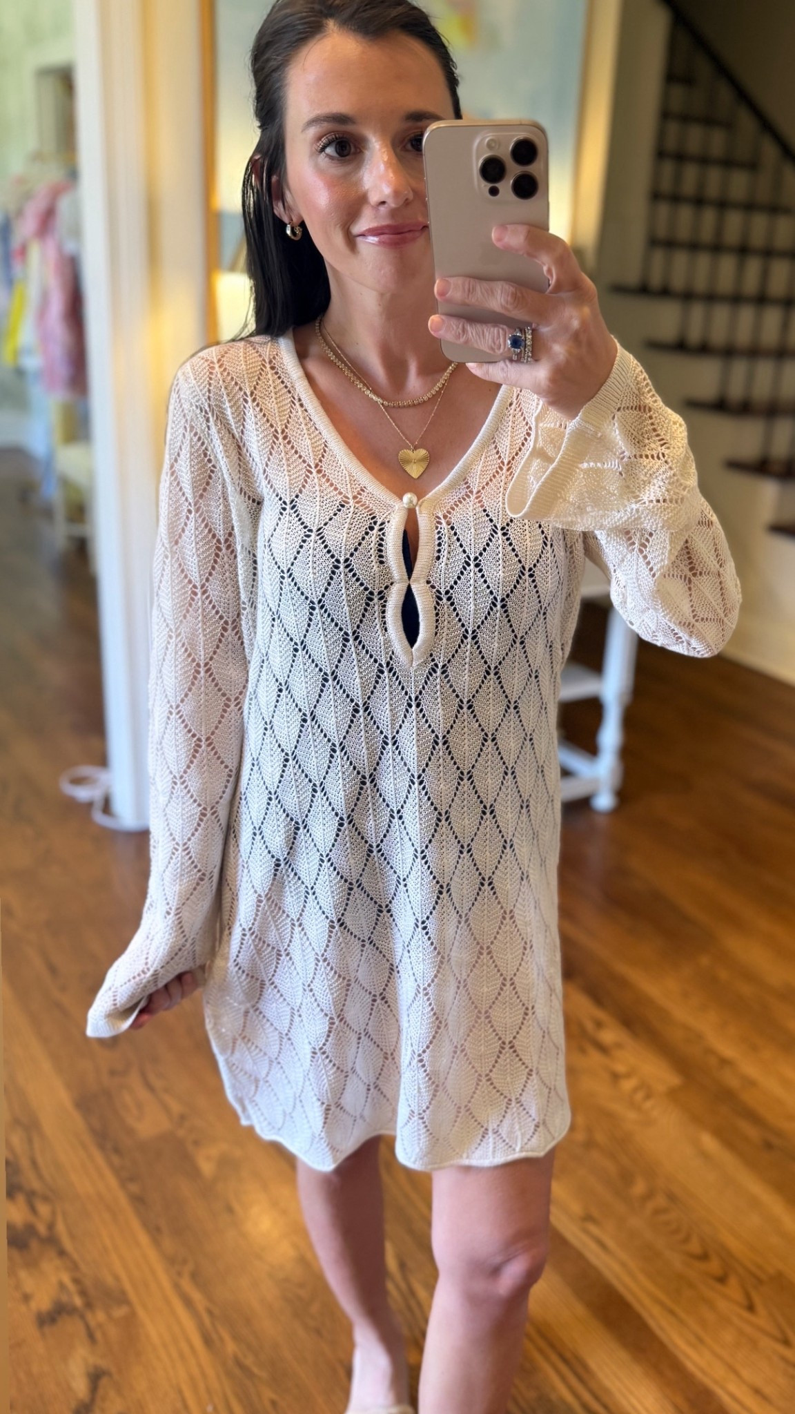 Such a cute long sleeve coverup dress!! 

#LTKSwim #LTKTravel #LTKSpringSale