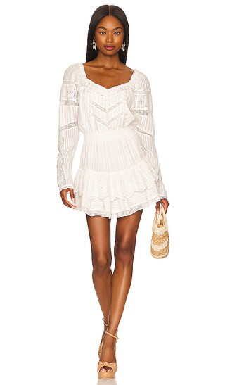 Sanaya Mini Dress in True White | Revolve Clothing (Global)