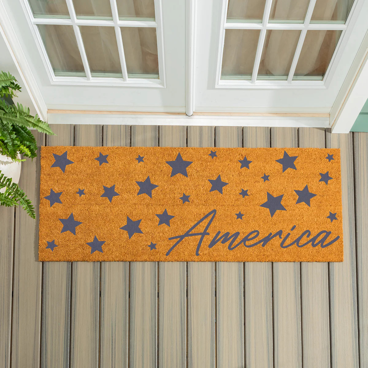 EG Studio Americana Coir Mat (60x24) | Plow & Hearth