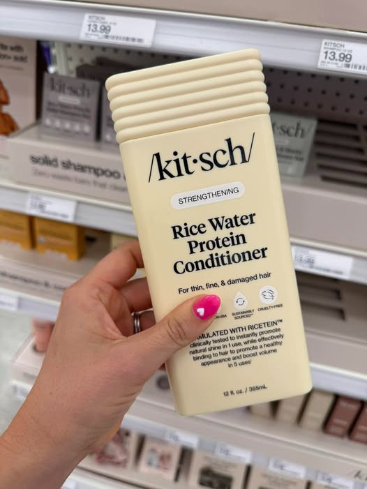 ✨ One of my latest hair care favorites! ✨

I've been using the Kitsch Strengthening Rice Water Conditioner and my hair has been feeling so much softer, stronger, and easier to manage. 💛

✔️ Rice Water Formula
✔️ Vegan & Paraben-Free
✔️ Mandarin + White Tea Scent 🍊🌿
✔️ Leaves hair feeling silky without weighing it down

If your hair needs a little extra love, this one is definitely worth adding to your routine. 🙌

#LTKBeauty #LTKFinds #HairCareFavorites #KitschHair #BeautyFinds #HealthyHairJourney #LTKSaleAlert #HairCareRoutine 

 
