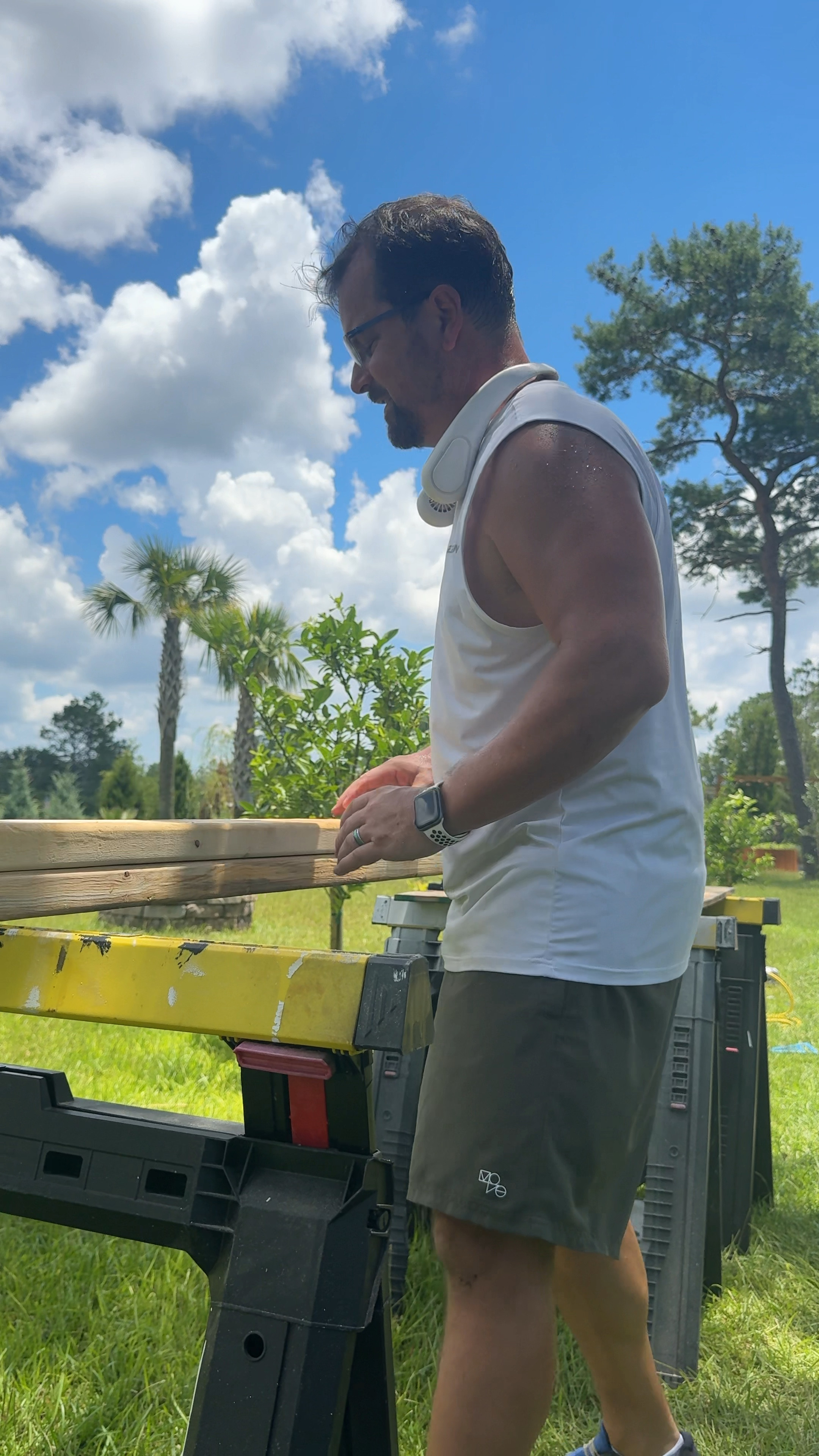 Without my neck fan and this tank-top I’d be dead trying to build anything during this heat wave!

#LTKActive #LTKVideo #LTKhome