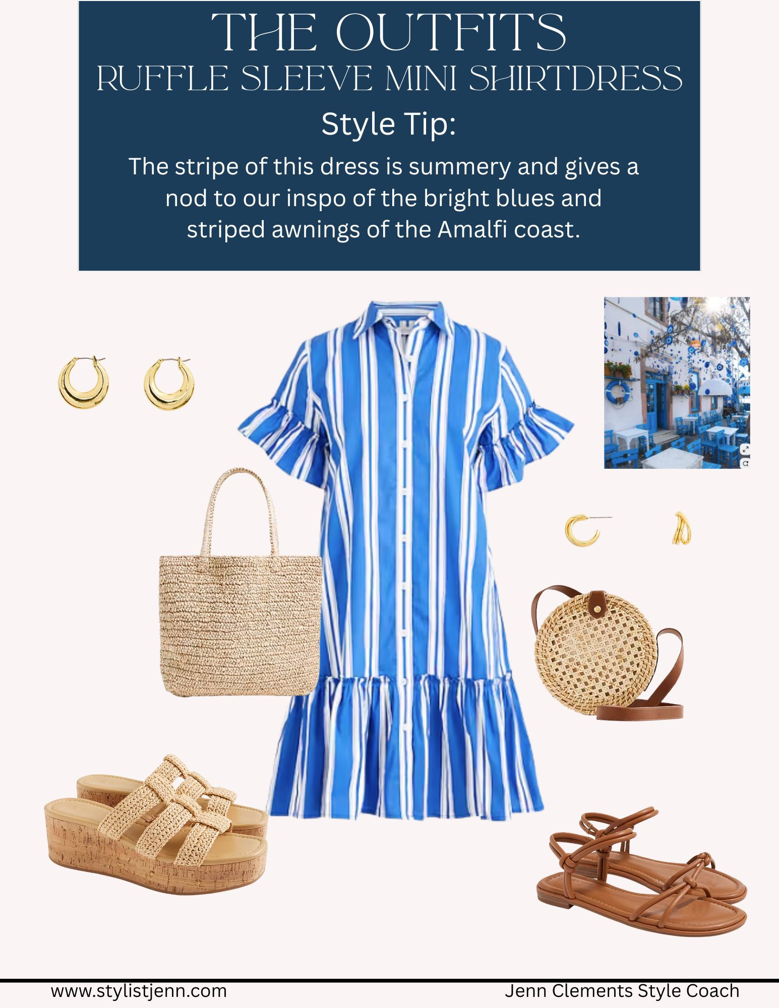 This striped dress is the hero piece of the week 💙
Flattering, breezy, and under $60 — It can be styled so many ways- I show a few in this capsule. Don’t miss it. 

 #LTKSeasonal #LTKOver40 #LTKSaleAlert