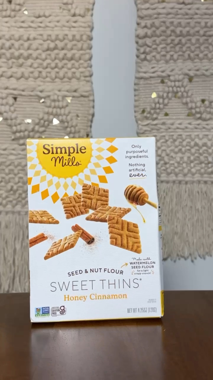 Wondering what @simplemills Cinnamon Sweet Thins taste like? They have surprising ingredients (watermelon seed flour?!) 🍯🍉

#sweettreat #simplemillssnacks 

#LTKFamily #LTKParties #LTKKids