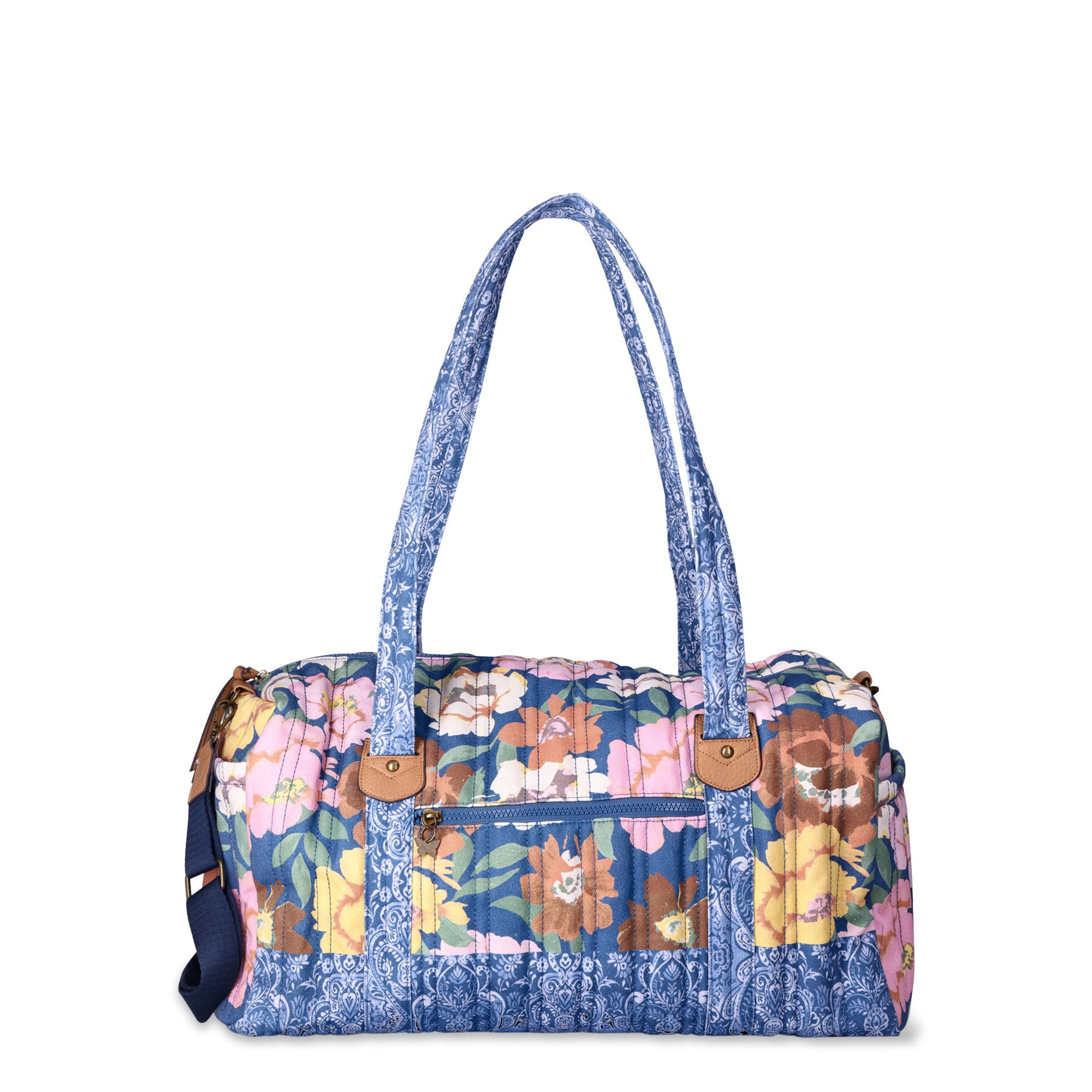 The Pioneer Woman Aubrey Weekender Duffle Bag, Dark Denim, Women’s | Walmart (US)