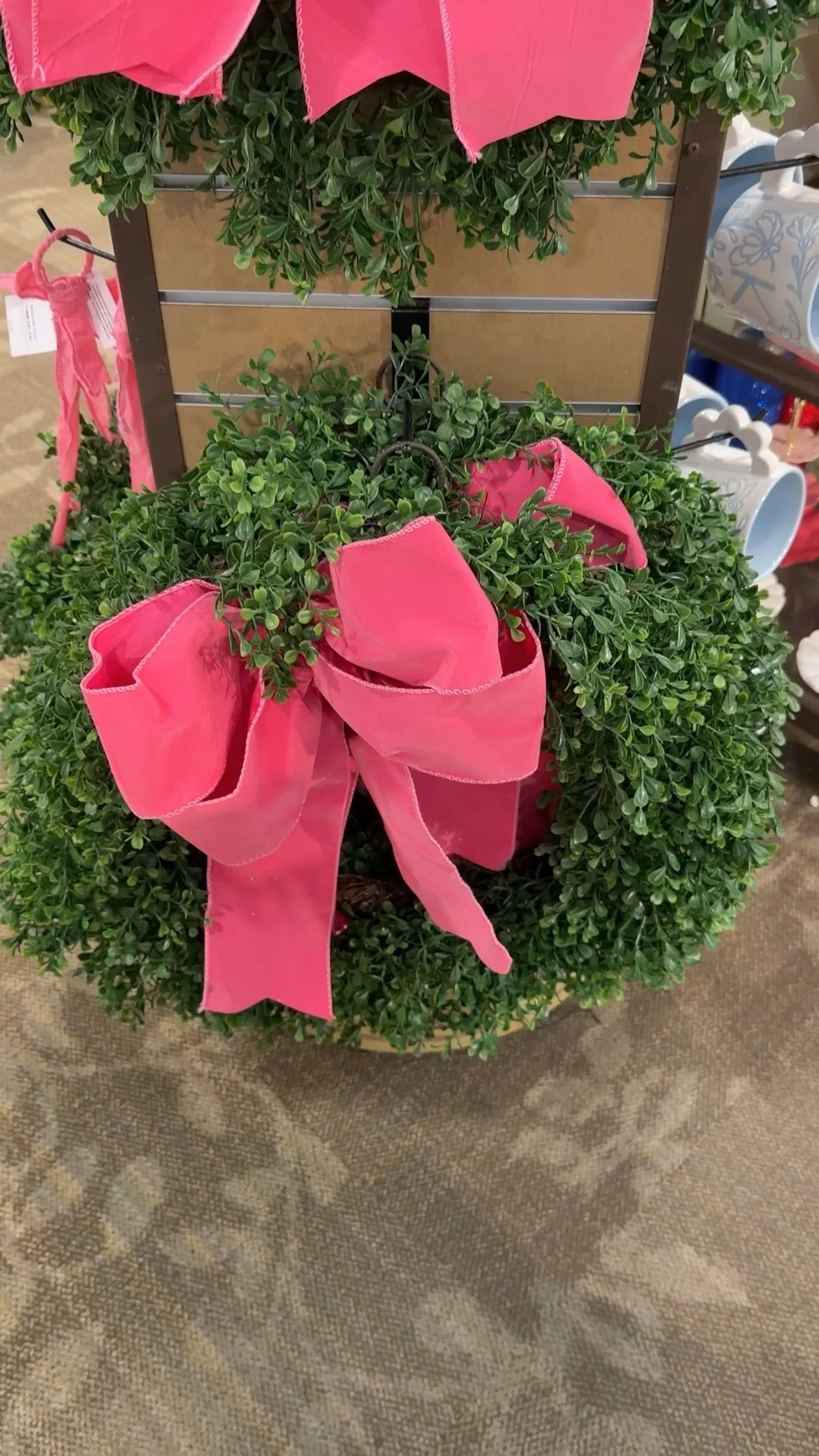 Bow wreath 
Spring sale 
Kirklands Sale 
Boxwood wreath 
25% off no code needed 

#LTKSpringSale #LTKSaleAlert #LTKHome