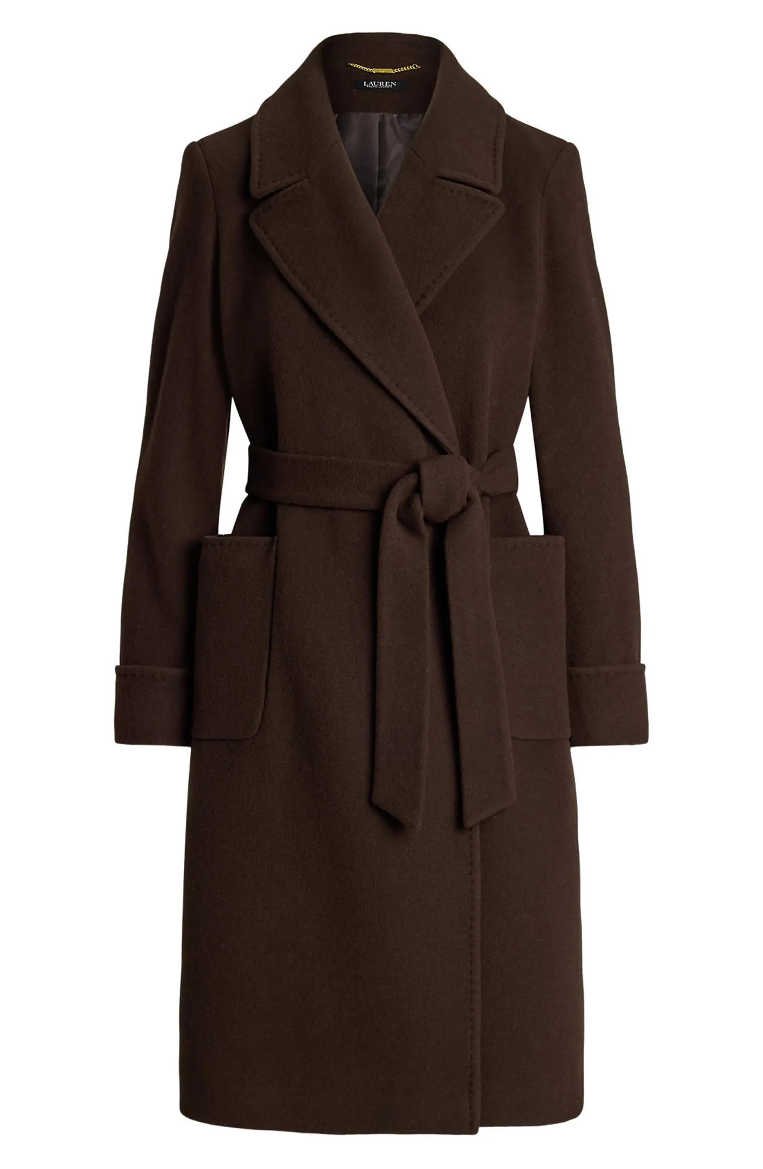 Belted Wool & Cashmere Blend Wrap Coat | Nordstrom