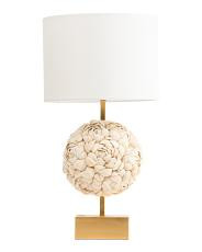 11x21.25 Brittney Mini Shell Lamp | TJ Maxx