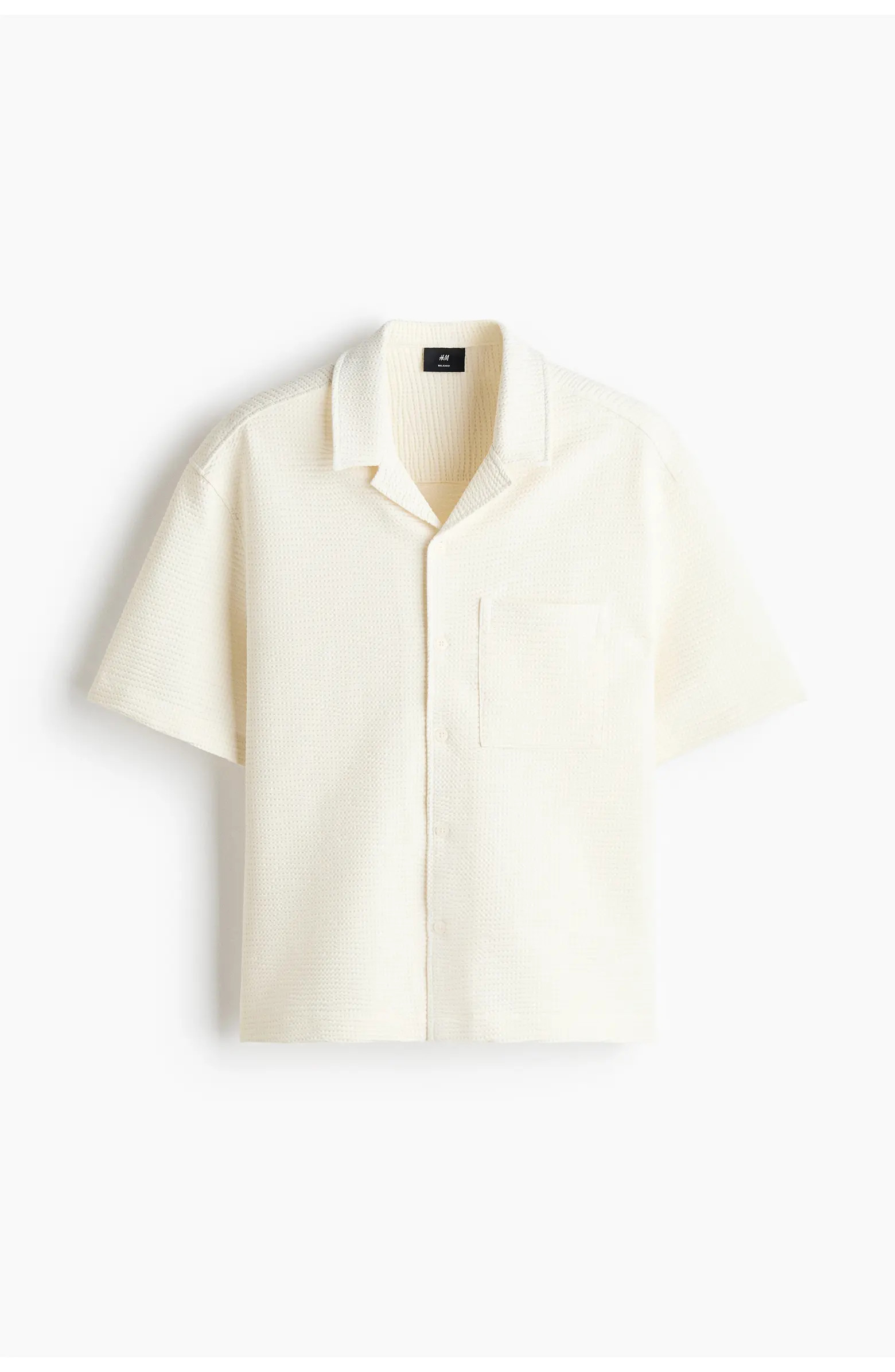 Relaxed Fit Waffled Resort Shirt | Nordstrom