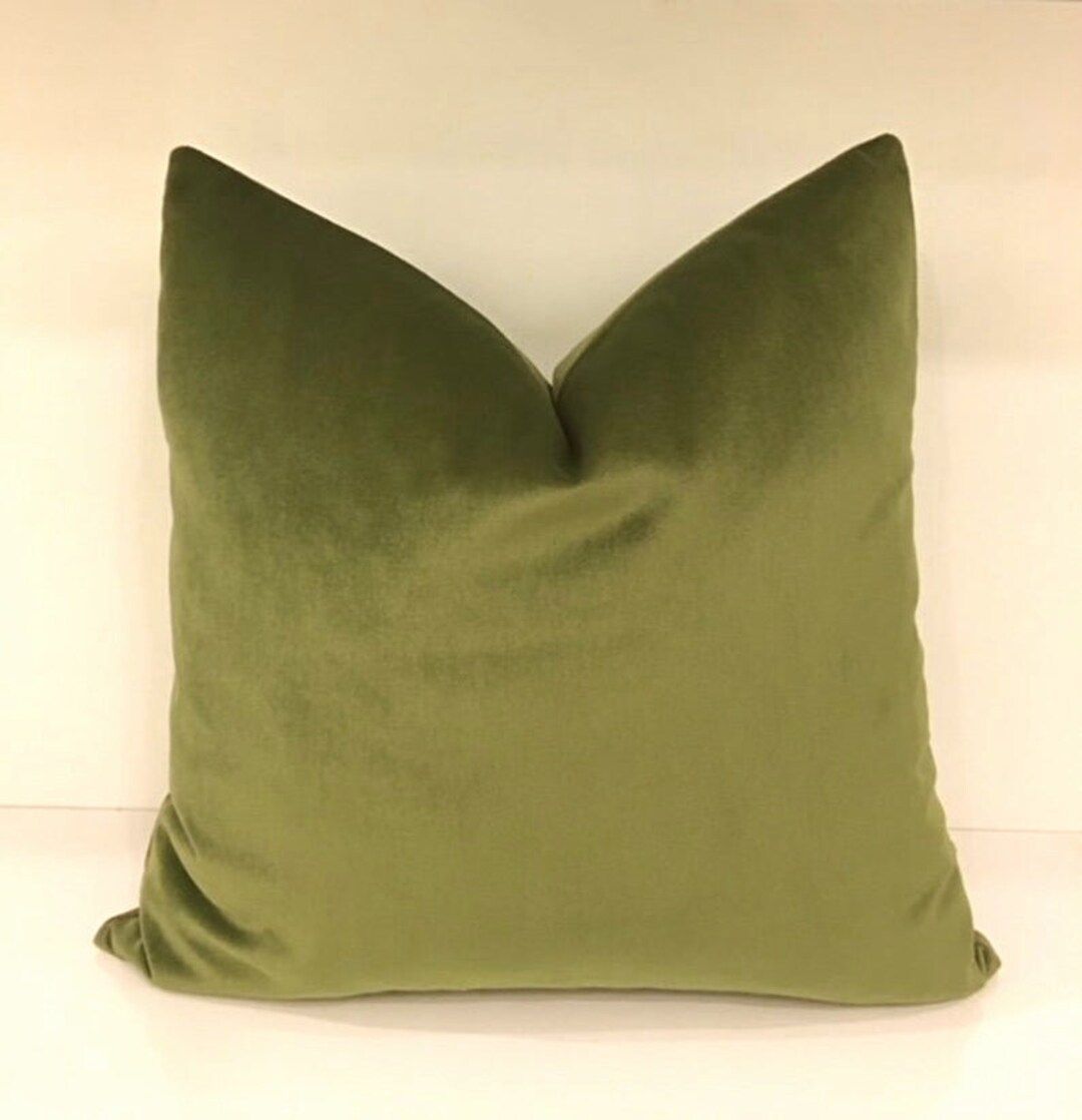 Moss Green Pillow Cover Green Pillow Cover Green Throw - Etsy | Etsy (US)