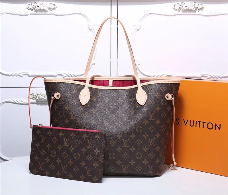 Dupe L V NEVERFULL Classic Handbag Cases Coated Canvas Single Shoulder Bags Fashion Mother Bag 32... | DHGate