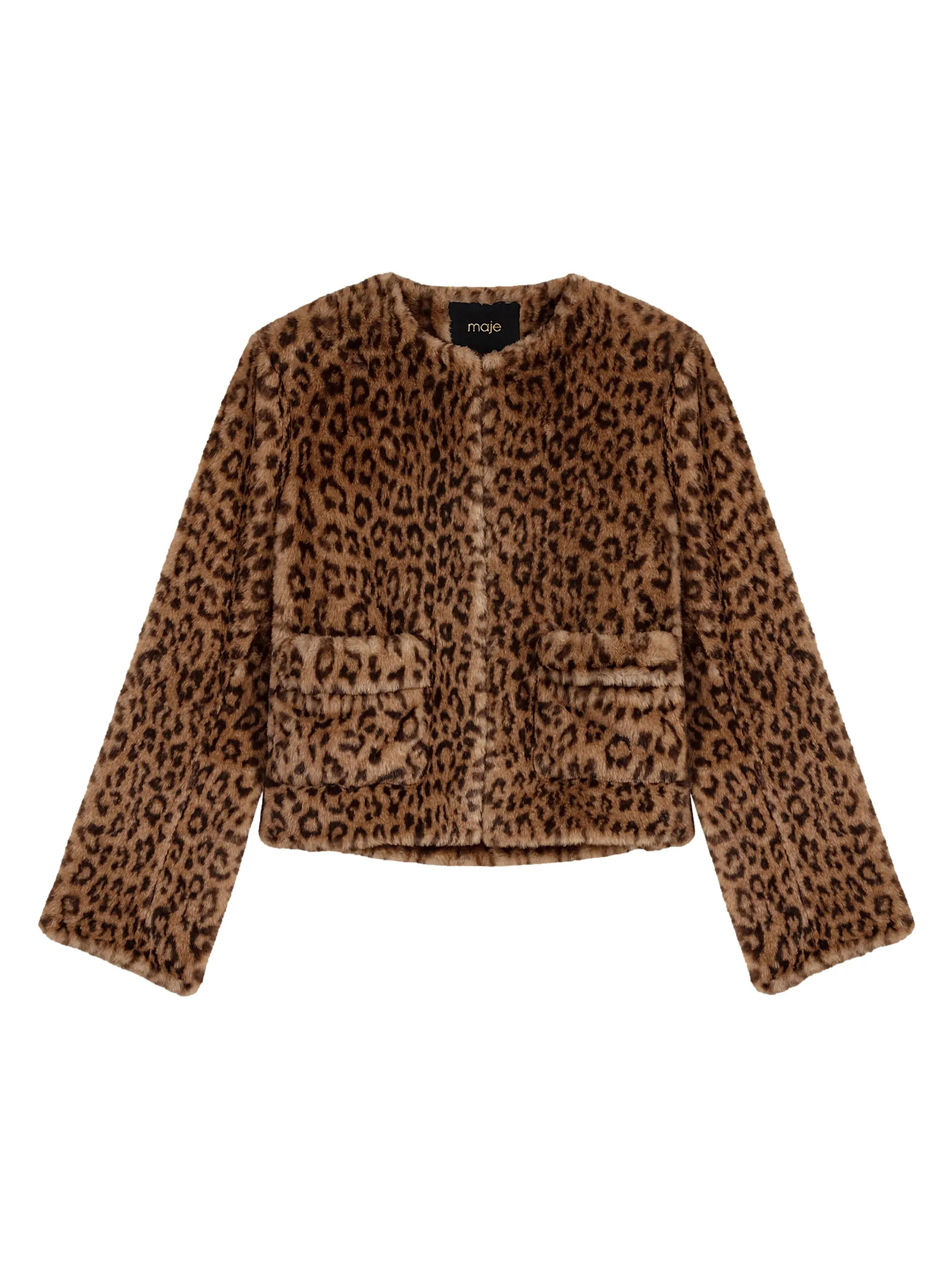 Cropped Faux Fur Jacket | Saks Fifth Avenue
