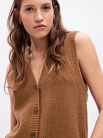 CashSoft Rib Sweater Vest | Gap (US)