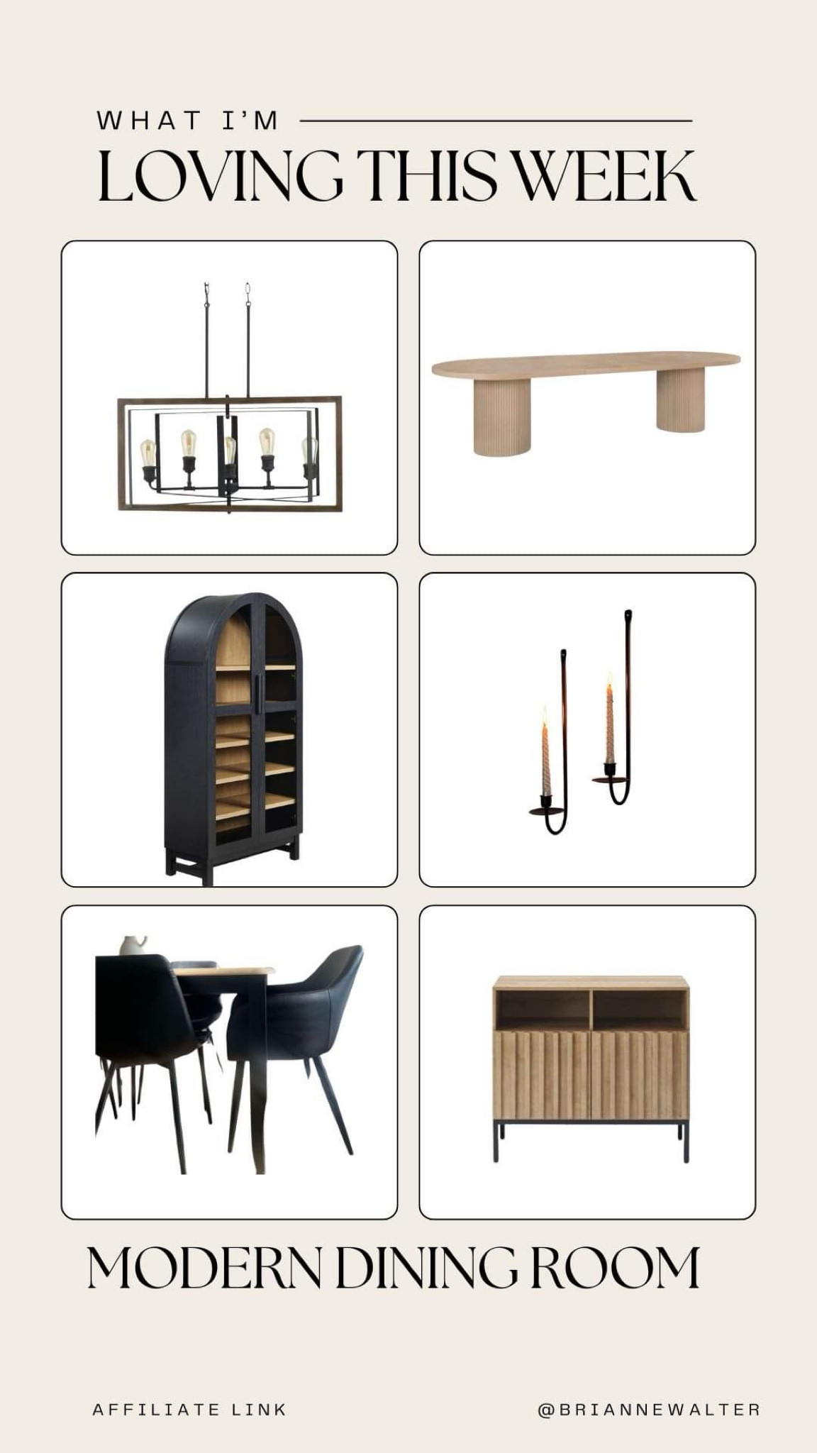 Dining Room Finds 

Accent chairs, dining room table, dining room chairs, hutch, sideboard, viral, candle stick lights, wall sconces, chandelier, dining room light, affordable, neutral, easy to clean, leather chairs