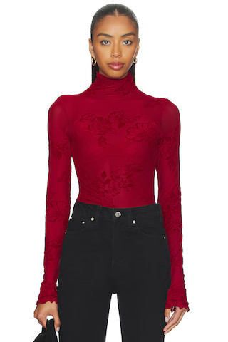 Free People You Decide Long Sleeve in Deep Cherry from Revolve.com | Revolve Clothing (Global)