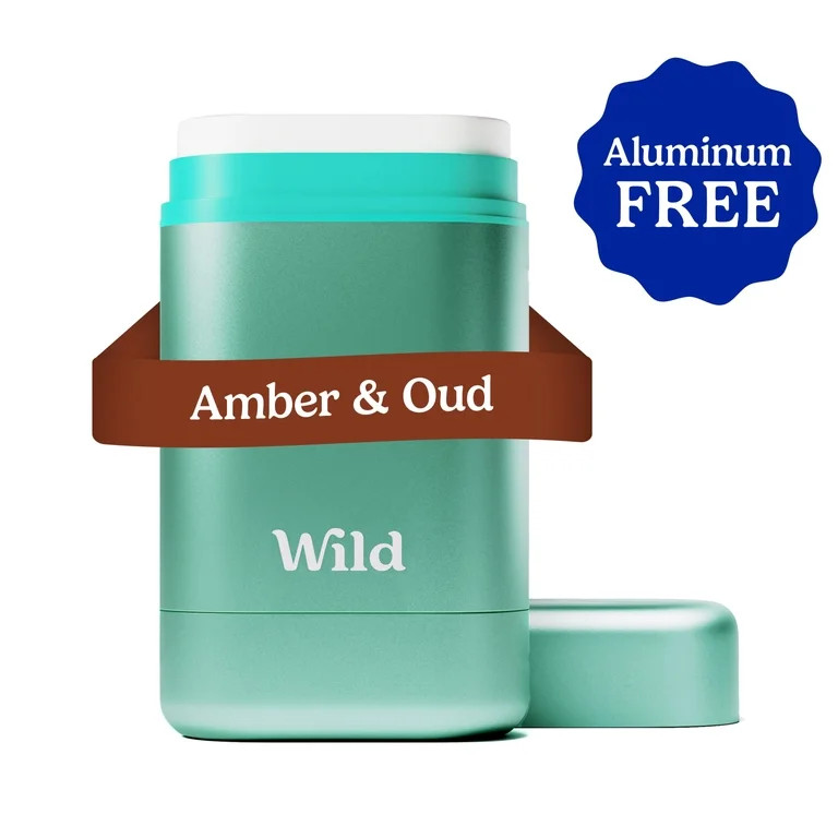Wild Refillable Deodorant Starter Pack - Aluminum Free. Aqua Case + Amber & Oud Refill, for Women... | Walmart (US)