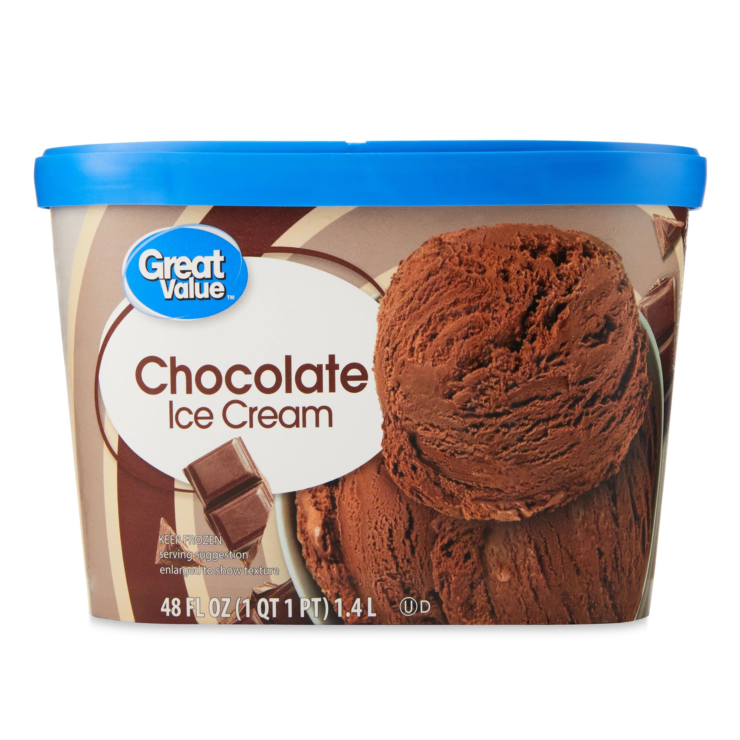 Great Value Chocolate Ice Cream, 48 fl oz | Walmart (US)