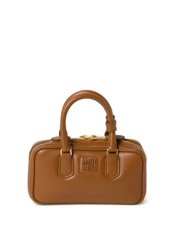 Miu Miu Arcadie Mini Bag | Brown | FARFETCH RO | Farfetch Global