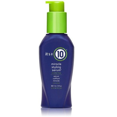 It's a 10 Ten MIRACLE STYLING SERUM (3 oz) Alcohol Free Hair Serum Fights Frizz &  Seals Cuticle | Target