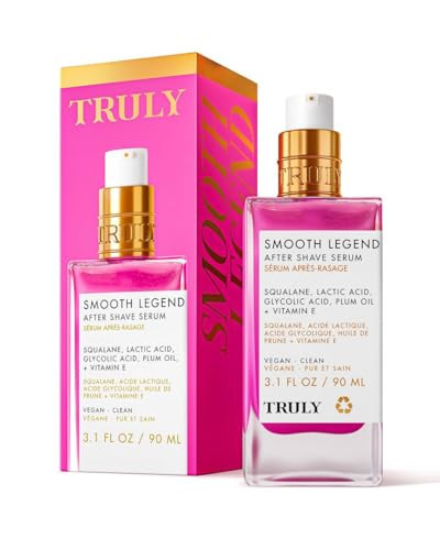 Truly Beauty Smooth Legend After Shave Serum | Reduces Bumps, KP & Strawberry Skin | Hydrating Treatment with Peptides, Hyaluronic Acid & Aloe Extract | Smooths & Calms Skin (3.1 Fl Oz) | Amazon (US)