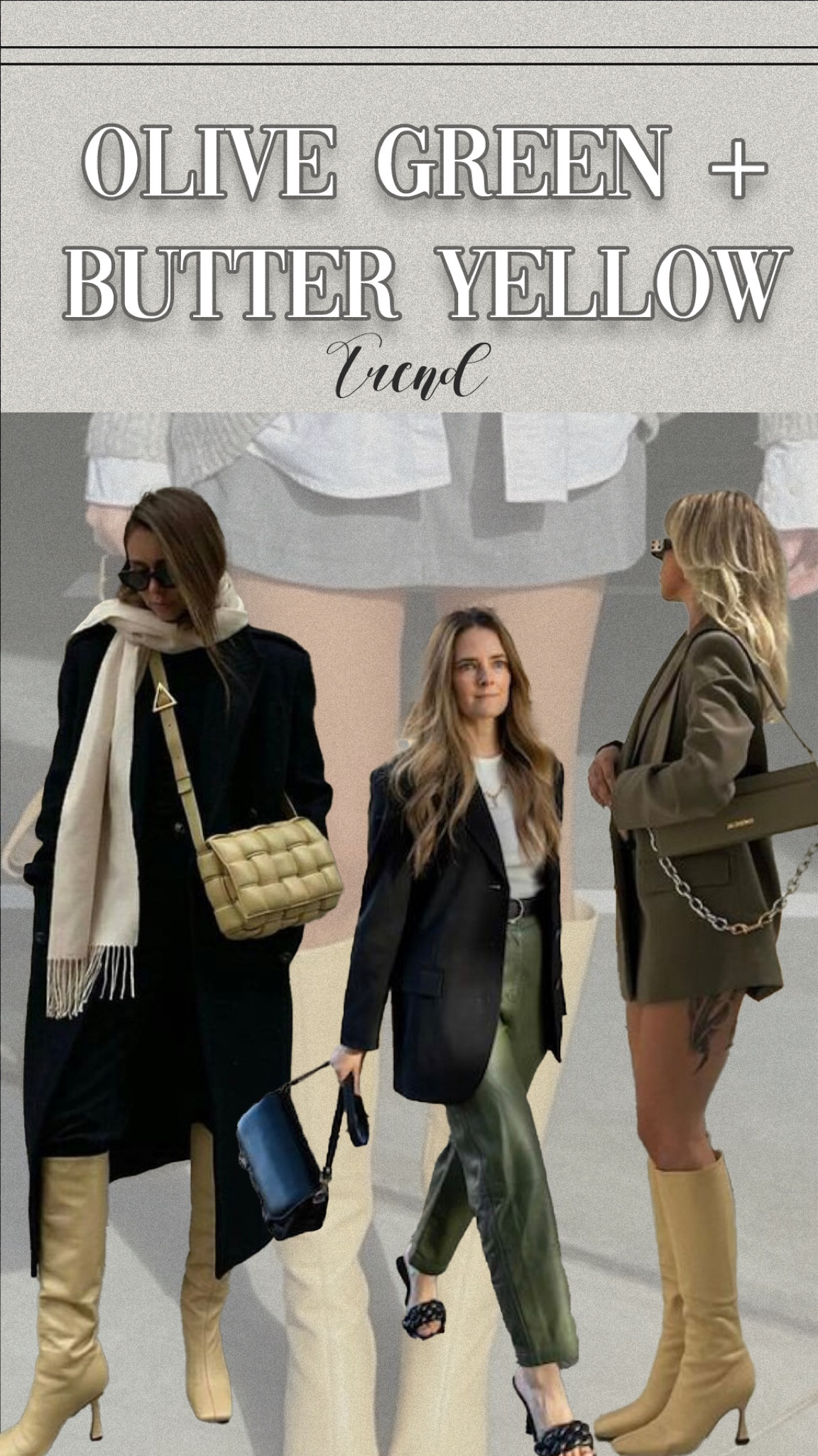 Fall Trend 2023: Olive Green & Butter Yellow