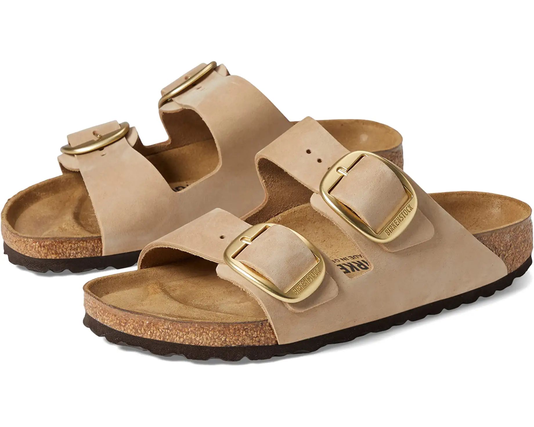 Arizona Big Buckle - Nubuck Leather | Zappos