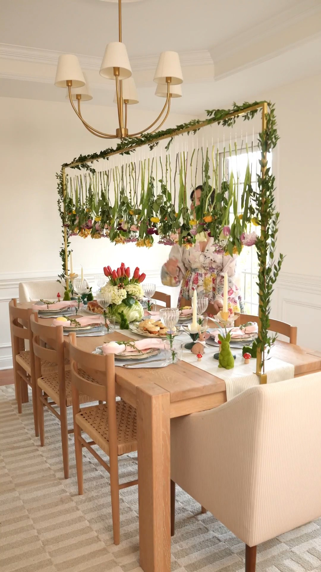 Recreate this gorgeous floating floral look! I’ve put together a list of supplies for you, featuring the super versatile over-the-table rod and my favorite spring table styling picks.

table setting, hostess life, entertaining at home, kitchen finds, dinnerware, green decor, english country style, party inspo, birthday setup, spring decor

#LTKSeasonal #LTKU #LTKHome