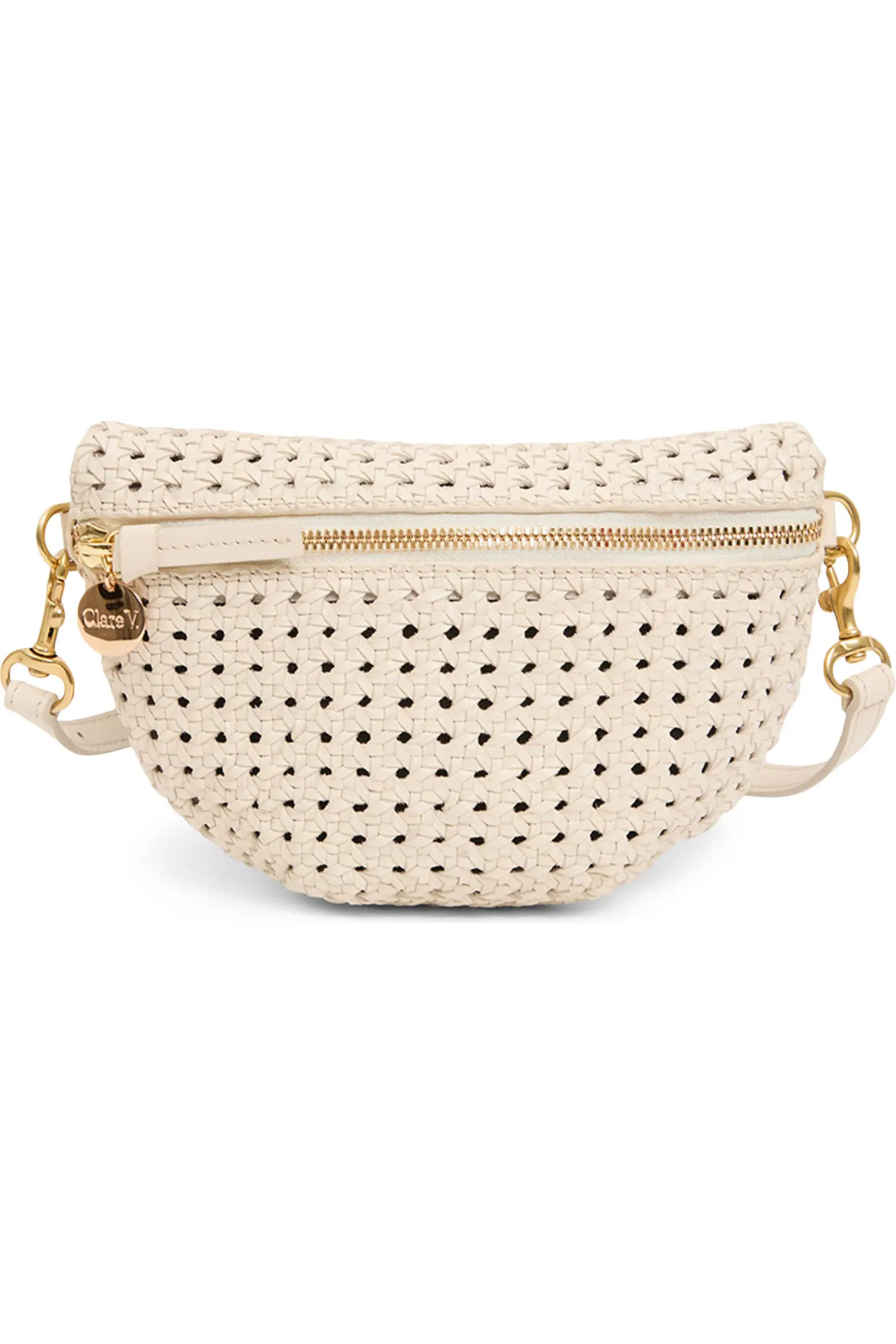 Petite Fanny Rattan Woven Leather Belt Bag (Women) | Nordstrom | Nordstrom