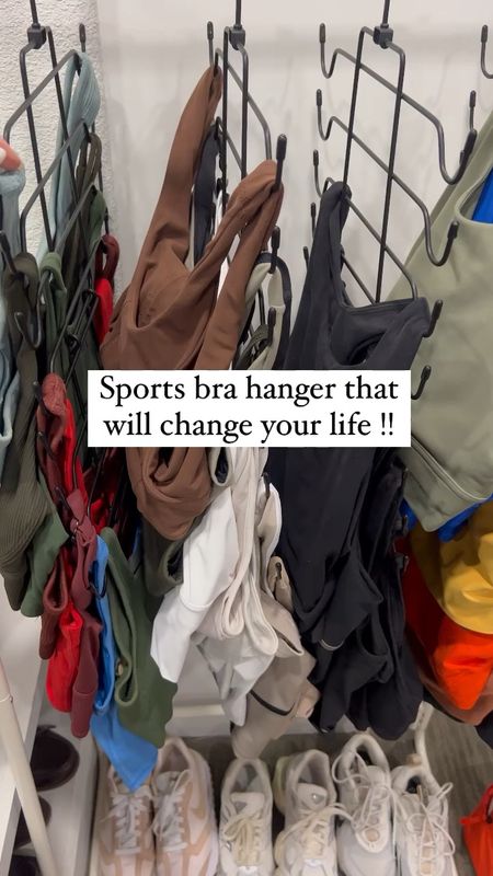 This sports bra hanger has been a game changer for me! Now I can finally see all of mine and keep them organized 

Sports bra, amazon home finds, closet hangers, hangers, closet organization, amazon home organization

#LTKstyletip #LTKhome