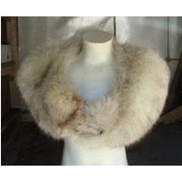 Vintage Thick, Lush Norwegian Fox Collar Scarf Wrap | Etsy (US)