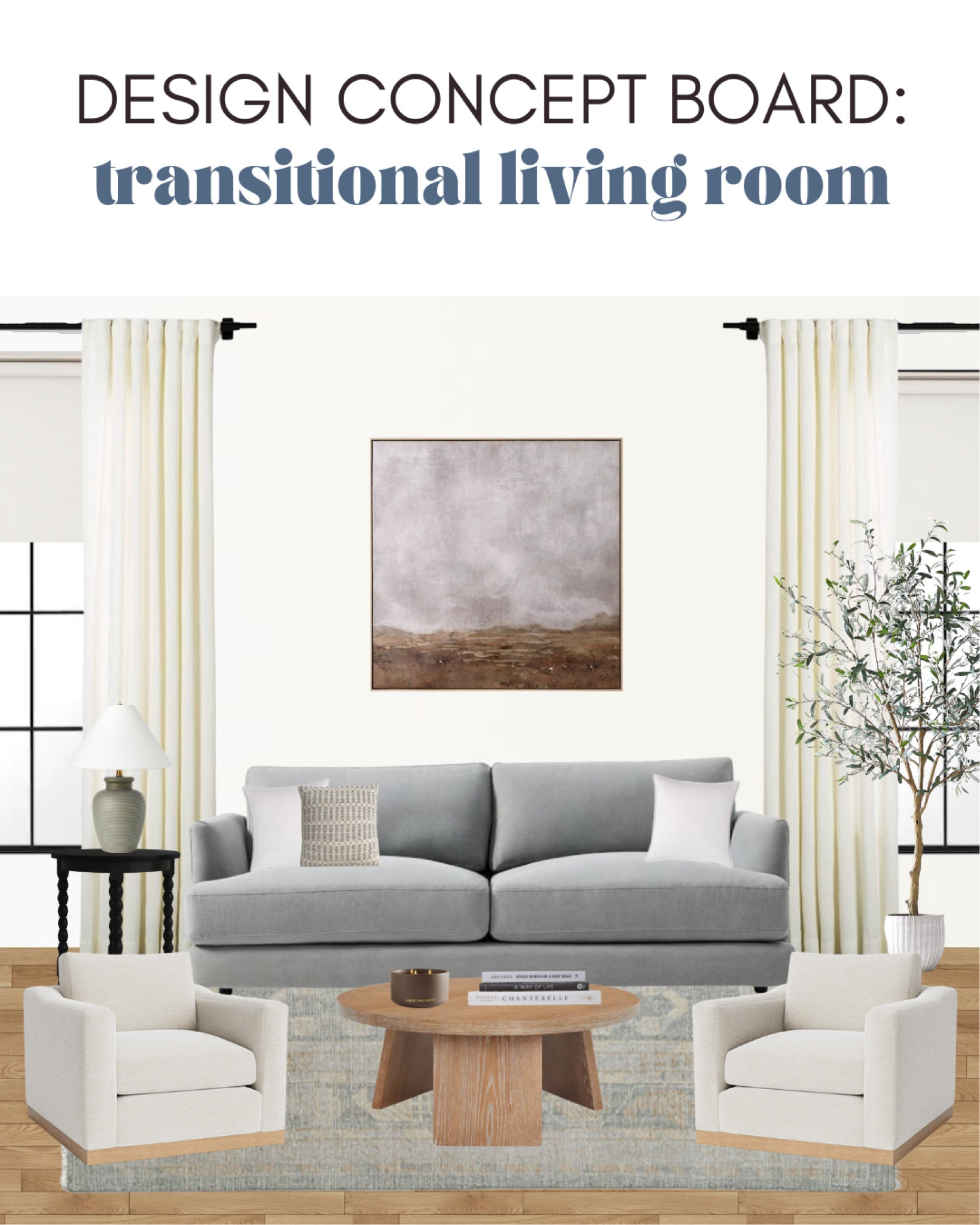 TRANSITIONAL LIVING ROOM DESIGN. Transitional living room ideas. Transitional home design. Transitional design style tips. Studio mcgee inspired home. Home decor for living room.

#LTKhome #LTKstyletip #LTKFind