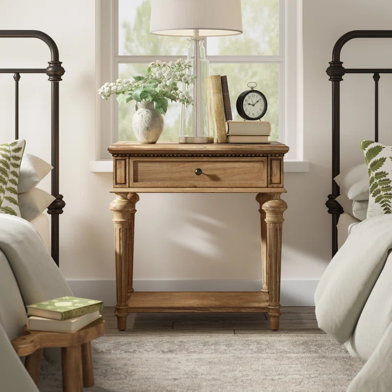 Veronica Solid Wood Nightstand | Wayfair North America