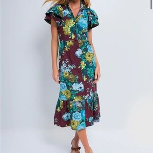 Oxblood Verdant Floral Alice Dress | Poshmark