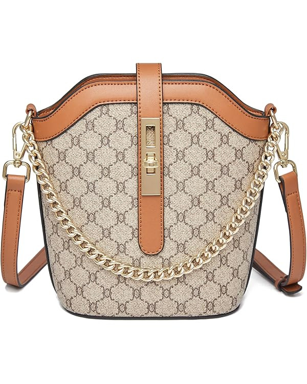 FOXLOVER Cell Phone Crossbody Bags for Women Small Lightweight Shoulder Purses PVC Leather Vintag... | Amazon (US)