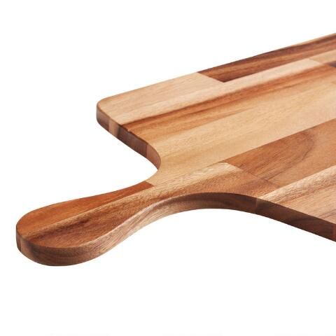Extra Large Acacia Wood Paddle Cutting Board | World Market