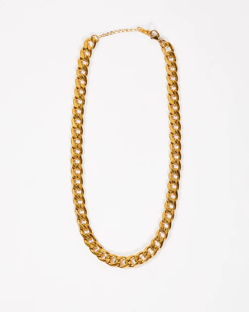 Knox Curb Chain Necklace - Gold | VICI