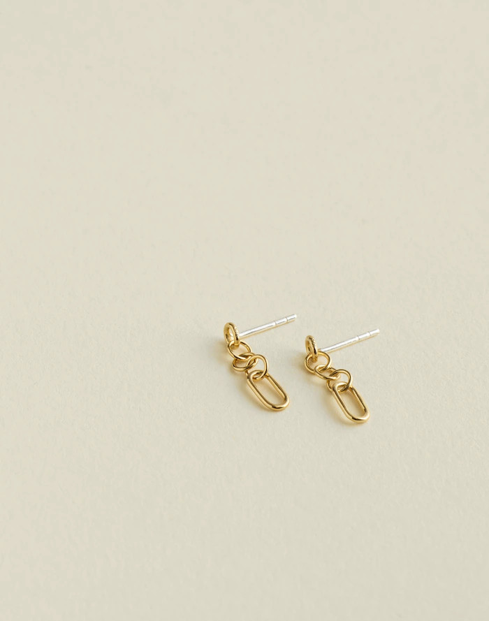 Demi-Fine Chain-Link Drop Earrings | Madewell