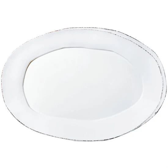 VIETRI Lastra Small White Oval Platter | Waiting On Martha