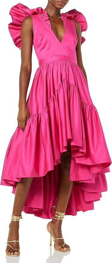 Making the Cut Women's Standard Ruffle Dress with Flounce | Amazon (US)