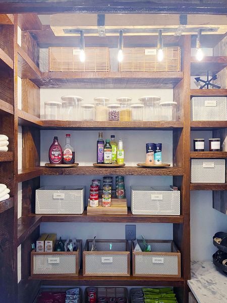 No better feeling than a beautifully organized pantry. 