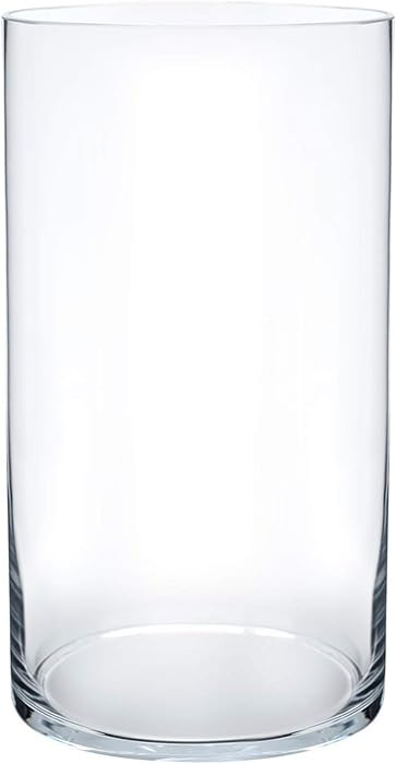 Royal Imports - Florero de cristal decorativo de forma cilíndrica para centro de mesa ideal para... | Amazon (US)