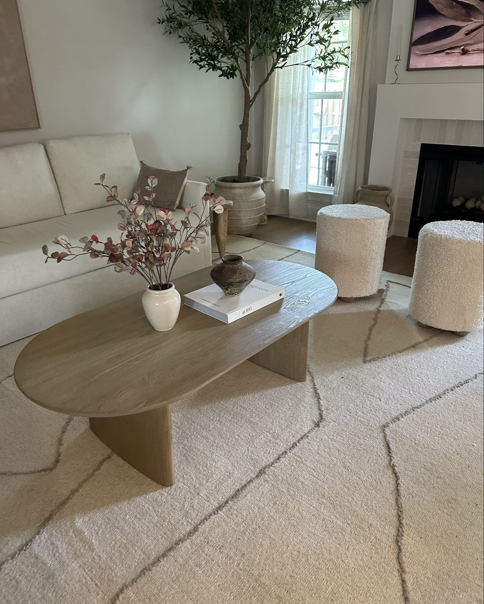 New living room rug! Neutral area rug- rugs- wool rug

Coffee table ottomans oval coffee table Olive tree
Sofas pillows living room decor 

#LTKHome #LTKSaleAlert #LTKStyleTip